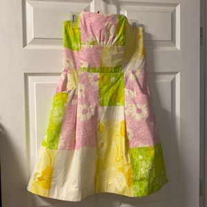 Vintage Strapless Lilly dress